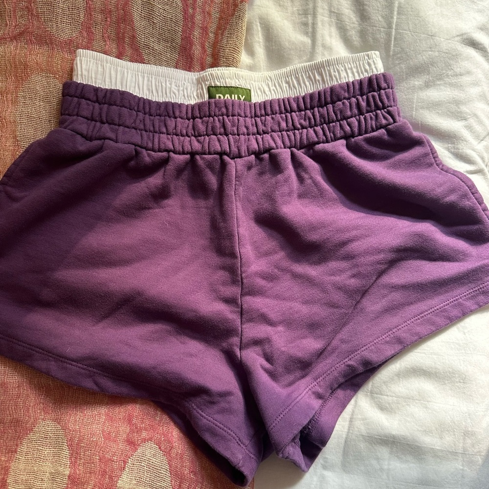 Daily Drills Purple Lounge Shorts